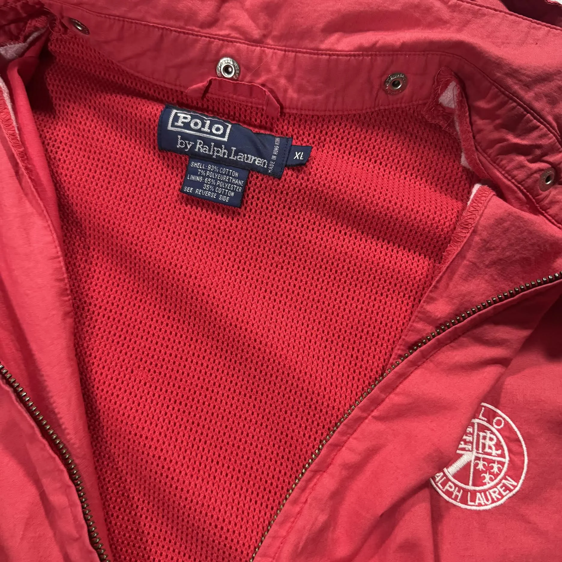 Vintage Polo Ralph Lauren Cookie Light Red Jacket (Size XL) — RootsBK